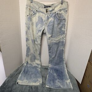 Hudson Women’s Jean Tie Dye Flare Size 30 Made In USA